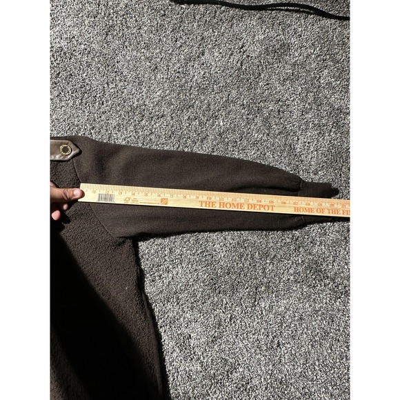 St John Sweater Pants Set Womens Medium Brown Gold Chain Detail Made USA Damaged - Picture 12 of 16